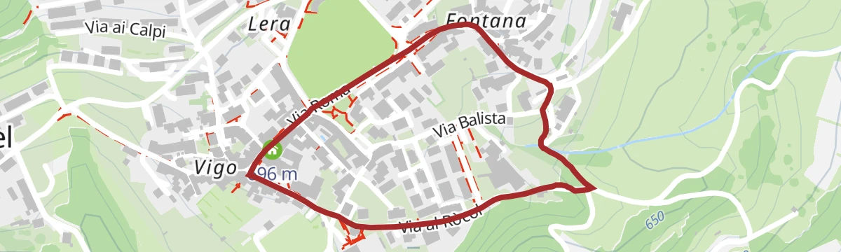 Route map: Brentonico’s historic centre for everyone